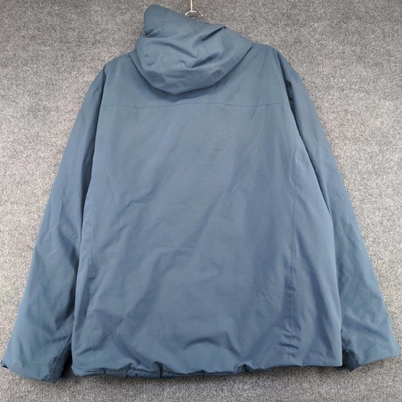 32 Degrees Heat Men's Full Zip Insulated Hooded Jacket Blue XL Polyester Lined - Picture 8 of 15